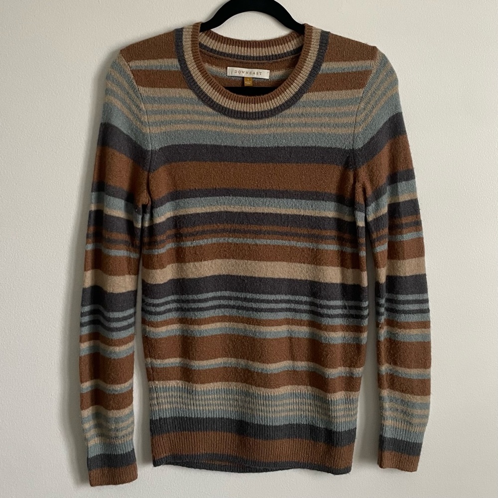 DownEast Striped Sweater